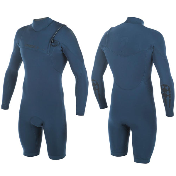 Nymph Wetsuits 2/2mm Yulex Zipperless L/S Springsuit Midnight Blue