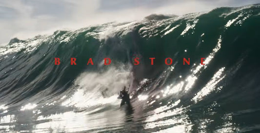 Brad Stone bodyboarding a heavy slab in Australia
