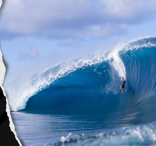 Shane Ackerman bodyboarding heavy waves in No Holding Back, a 14-minute feature by Inverted Bodyboarding and We Bodyboard.