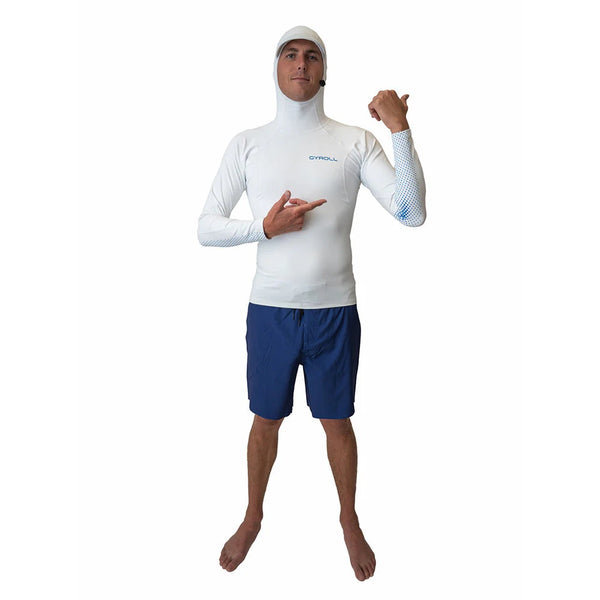 Gyroll Hooded Long Sleeve Lycra Rash Vest