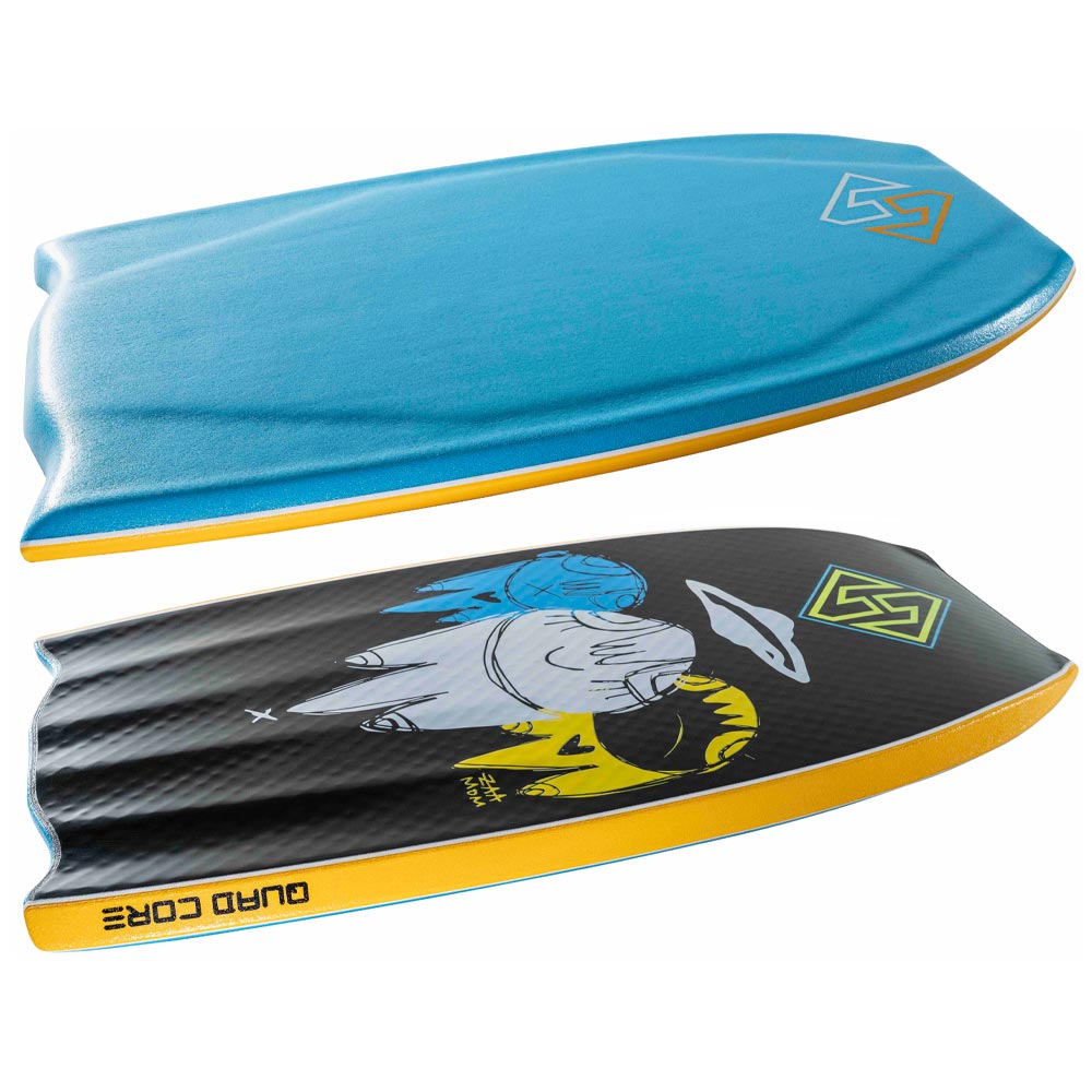 Hubboards Jeff Hubbard NRG+ Sci-Five Bat Tail Bodyboard – Inverted