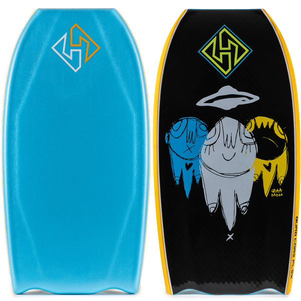 Hubboards Jeff Hubbard Quad Core Plus Sci-Five Bat Tail Bodyboard