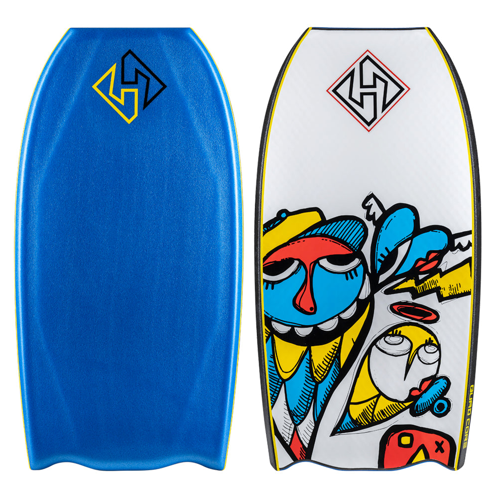 Hubboards Jeff Hubbard Quad Core Plus Sci-Five Bat Tail Bodyboard ...