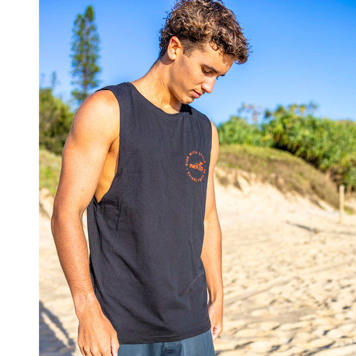 Inverted Established Sleeveless Tank – Inverted Bodyboarding