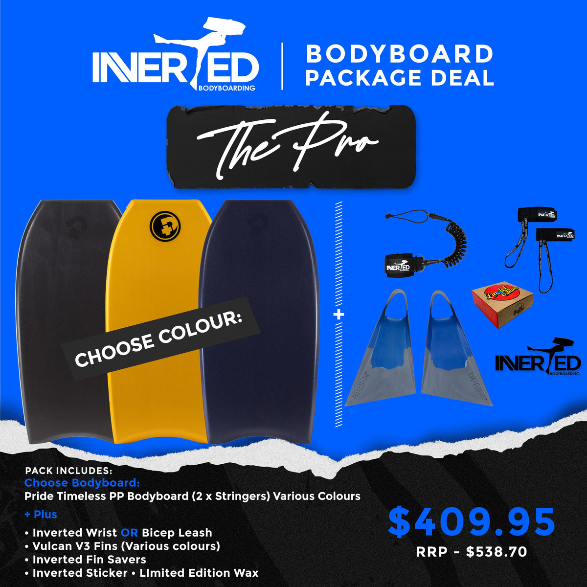 Pro Bodyboard Package Deal