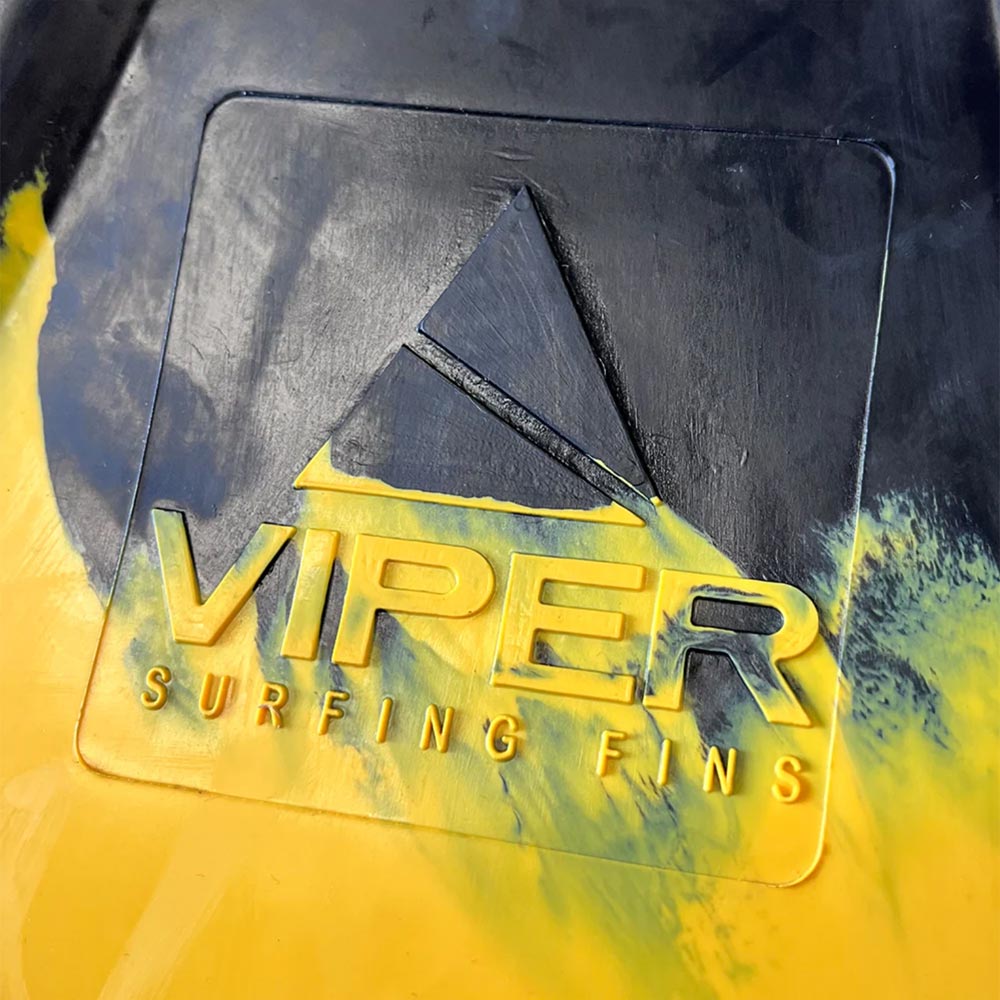 Viper Delta Icon Fins (Super Soft) - Black/ Yellow