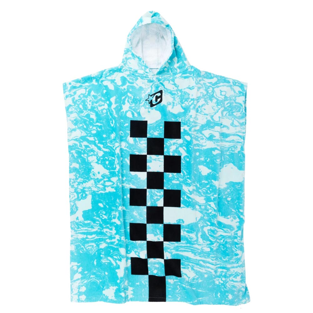 Creatures of Leisure Towel Poncho - Blue Chex
