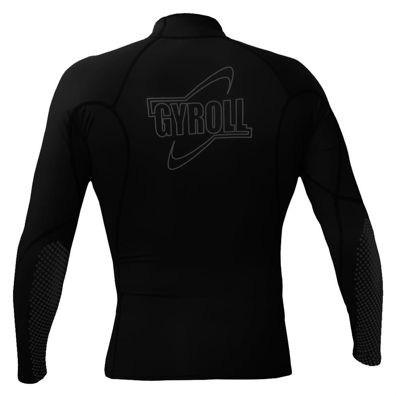 Gyroll Long Sleeve Rash Vest - Black