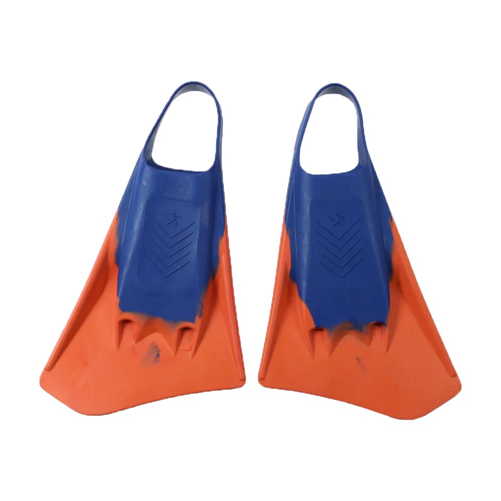Stealth S4 Fins - Electric Blue/ Red