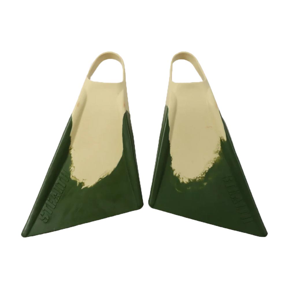 Stealth S2 Super Soft Fins - Sand/ Army Green