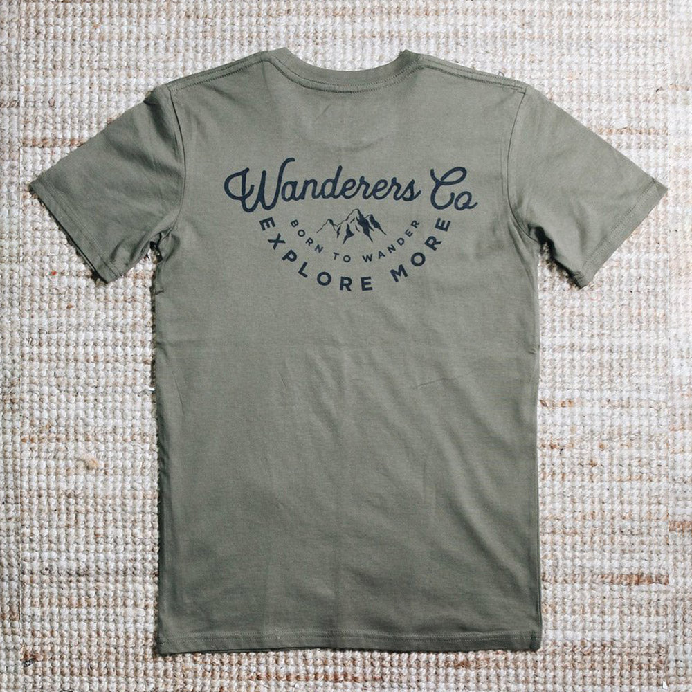 Wanderers Explore More T-Shirt (Army Green)