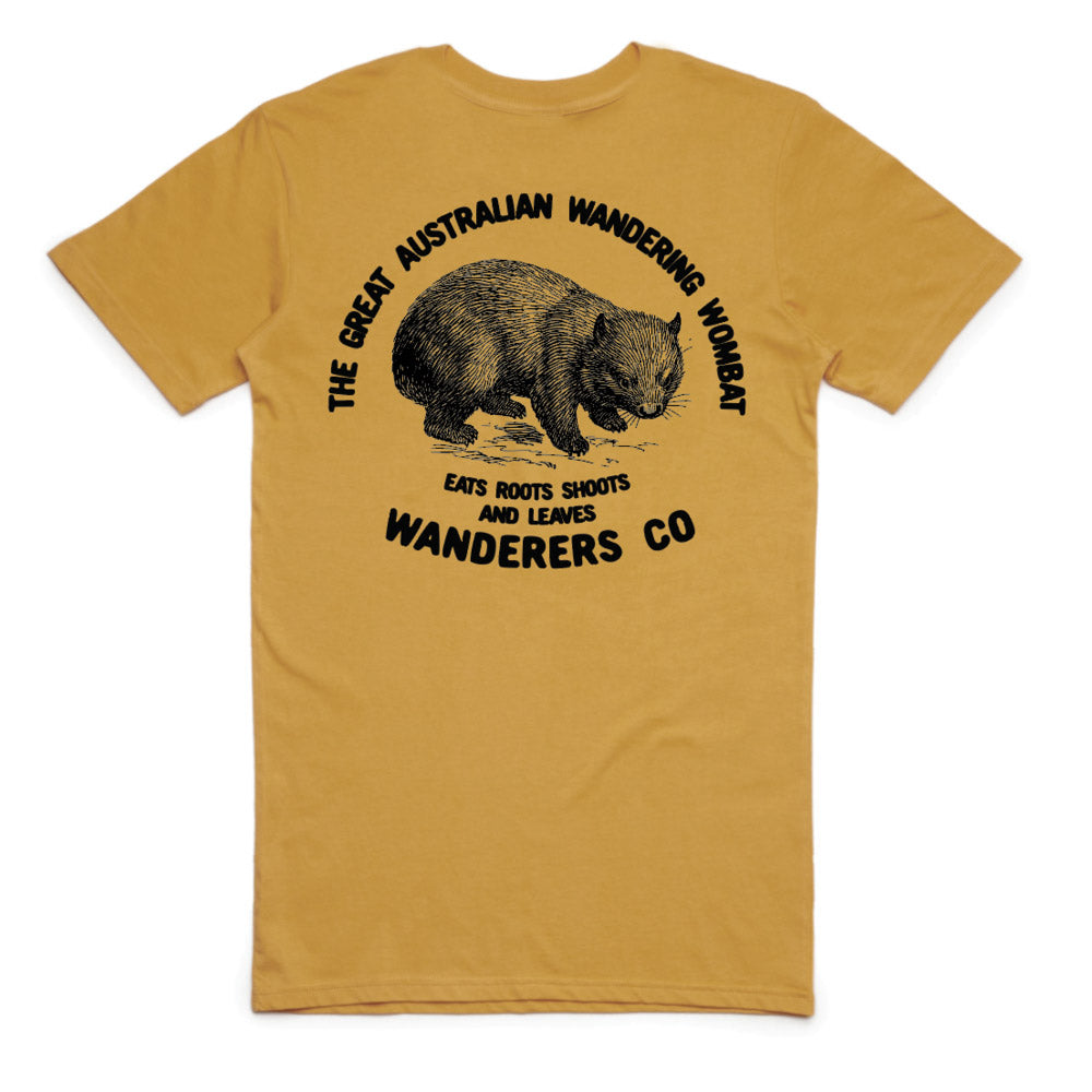 Wanderers Wombat T-Shirt (Mustard)