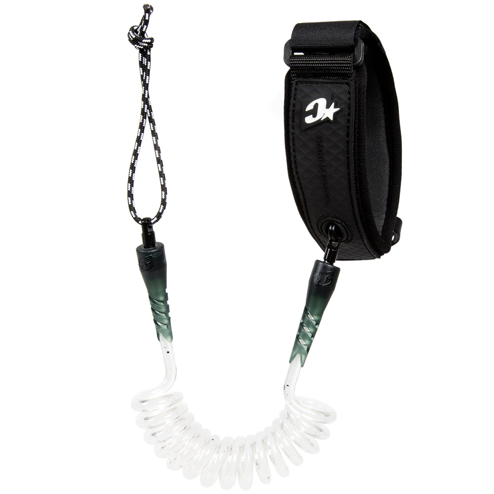 Creatures of Leisure Reliance Bicep Leash - Clear/ Black