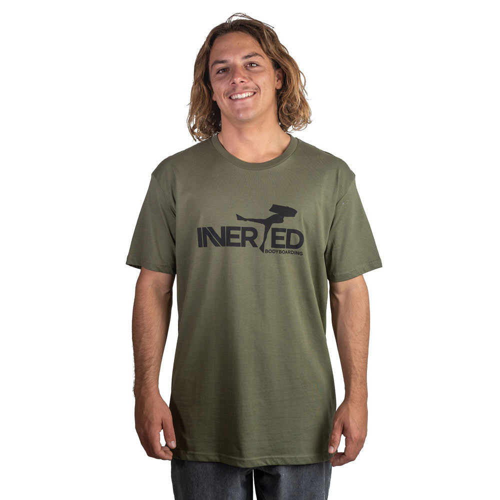 Inverted Corporate Logo T-Shirt