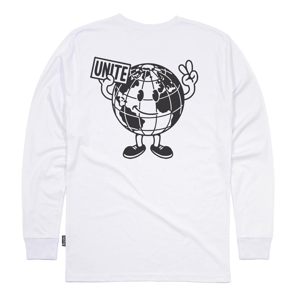 Unite Peace L/S T-Shirt - White