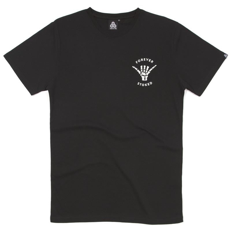 Unite Forever Stoked T-Shirt - Black